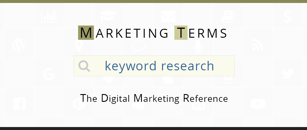 what is keyword research definition